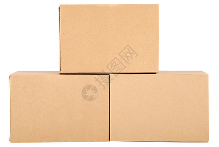纸板盒白色背景的盒背景图片