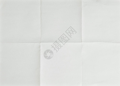 白色纹理的纸折叠成六图片