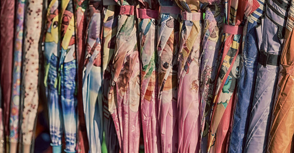 缅甸曼德勒风光在菲利平斯市场保护伞给插画