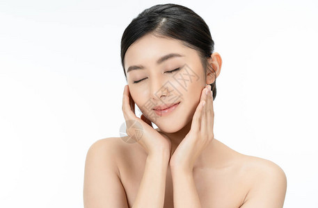面部护理美容水疗自然妆图片