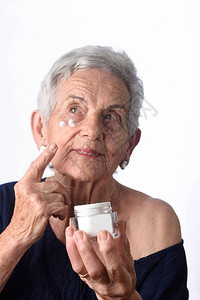 高龄妇女当面使用皮肤图片