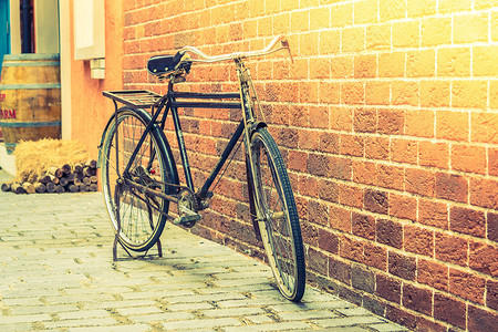 旧复古自行车图片