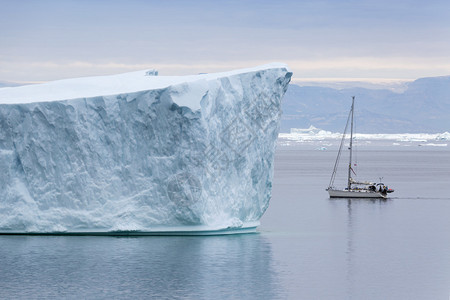 南极各岛屿的雪和冰图片