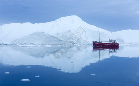 南极各岛屿的雪和冰图片