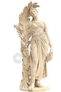 古老的罗马女人雕像图片