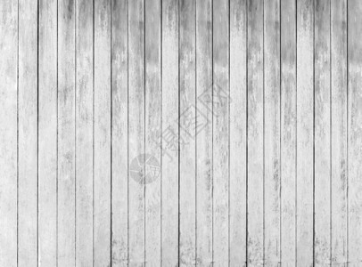 粗糙的栅栏板背景的白色木质纹理图片