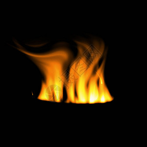 抽象壁纸黑色背景上的火背景图片