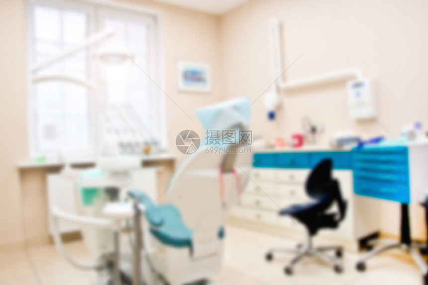 牙科诊所的专业牙医工具口腔卫生和健康概念形图片
