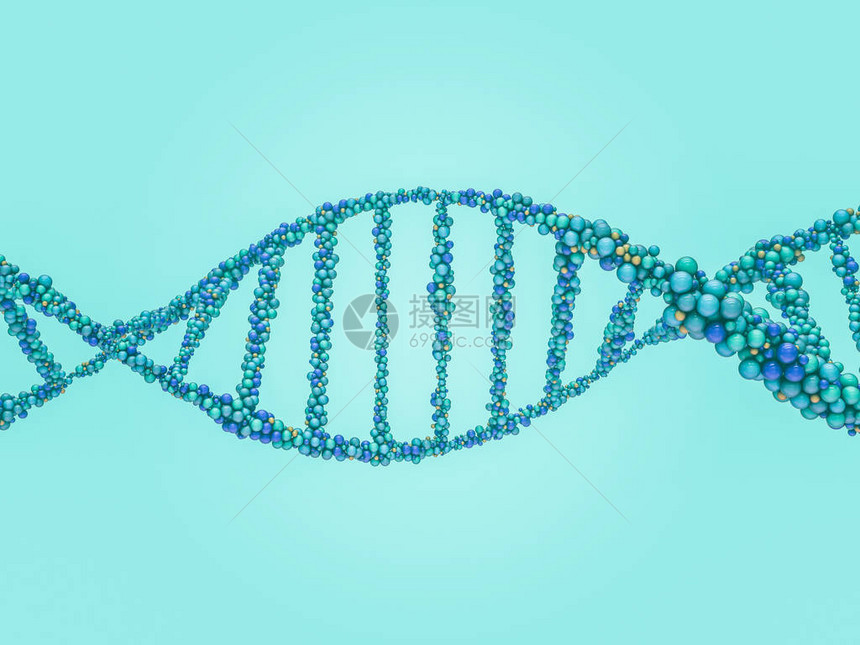 DNA链抽象的科学背景美丽的插图生物技术生物化学遗传学和医学概念图片