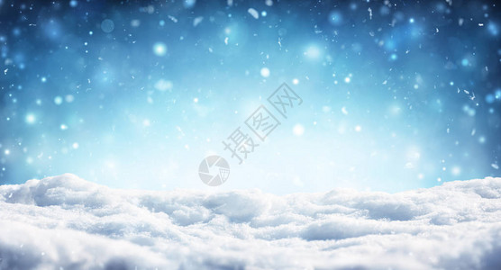 下雪的圣诞节背景背景图片