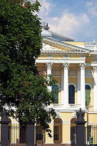 正面俄罗斯博物馆圣彼得堡图片