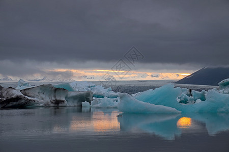 冰岛的Jokulsarlo图片