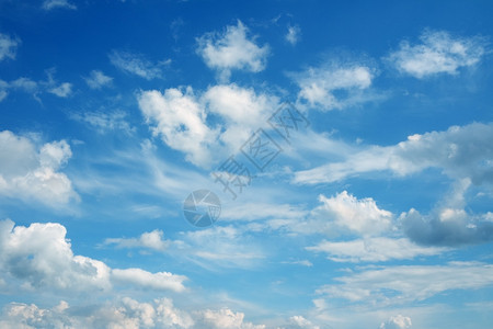 蓝天和云彩图片