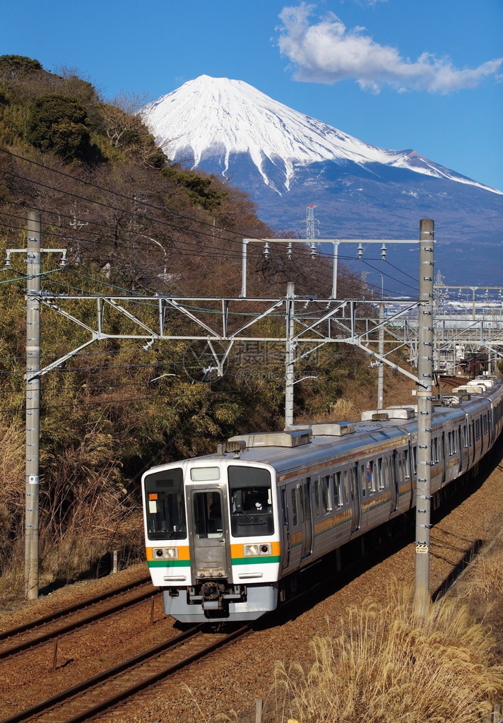 藤山和冬季从静冈省起图片