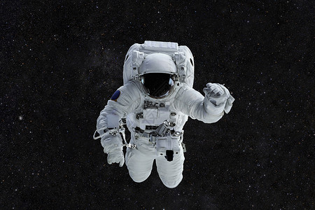 太空人以恒星为背景旅行宇图片