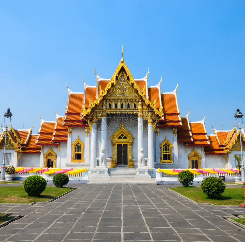 柏加马佛寺是泰国Bangkok的一九图片