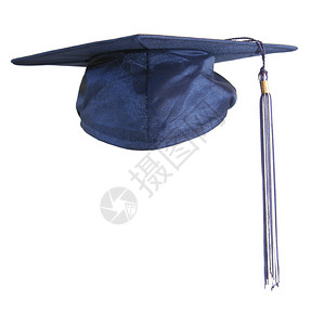 蓝色毕业帽子图片