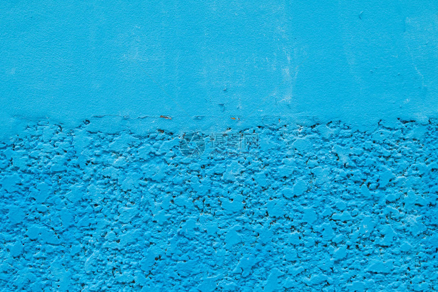混凝土蓝色变暗墙纹理背景图片