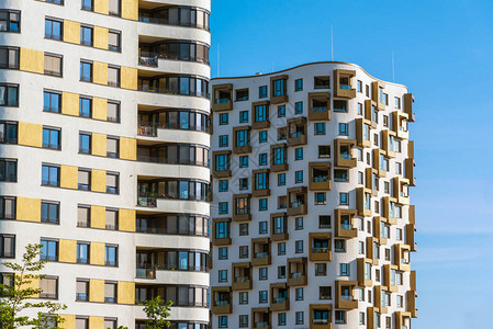 在德国慕尼黑看到的一些高楼住宅建筑图片
