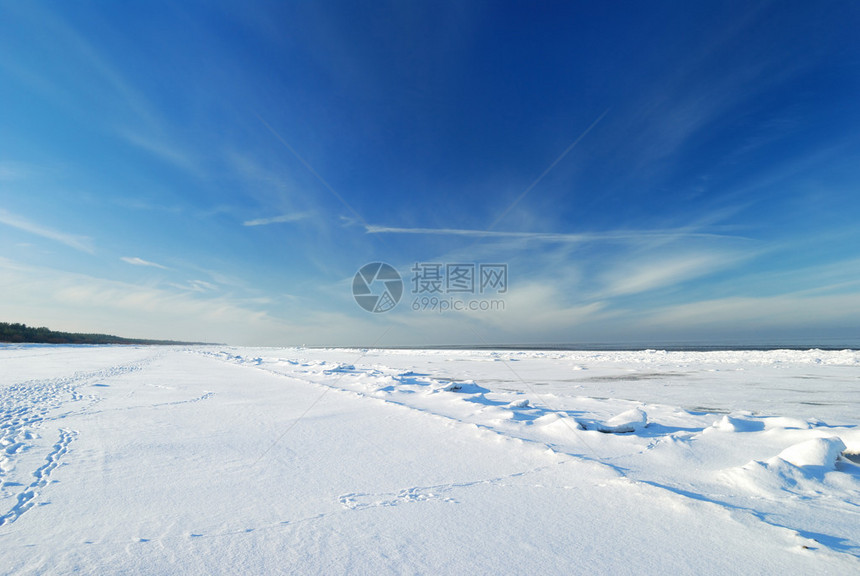 冰沙漠冬季景观图片