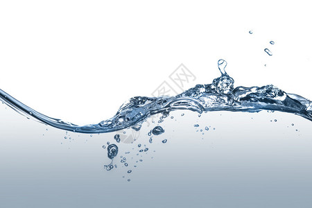 奥隆阿波溅起的水浪的特写设计图片