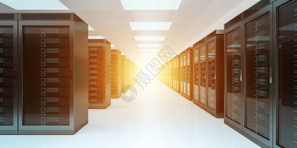 Bright服务器室数据中心存储内部图片