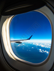 飞机窗外的照片图片