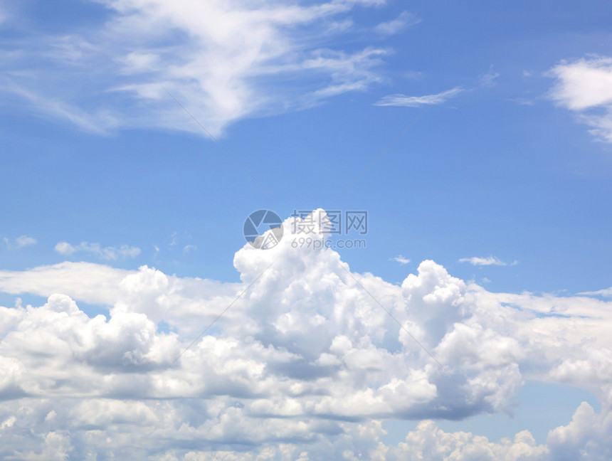 天空白云抽象自然背景空气图片