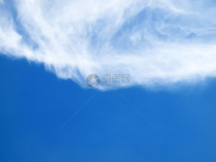 蓝天空云图片