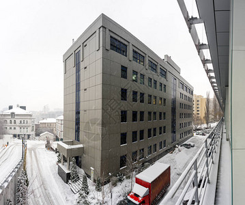 冬季商务中心图片