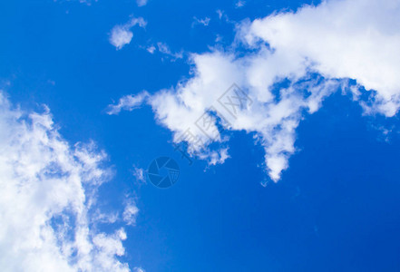 蓝天空白云自然背景Indigo纹理合同图片基本图片