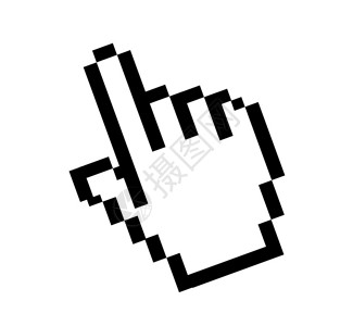 乌禾尔魔鬼城计算机鼠标指针将白色的鼠标指针交接在白背设计图片