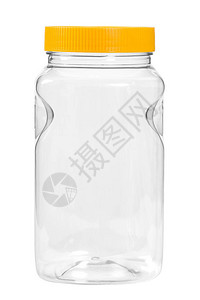 新的干净的空的塑料瓶孤图片