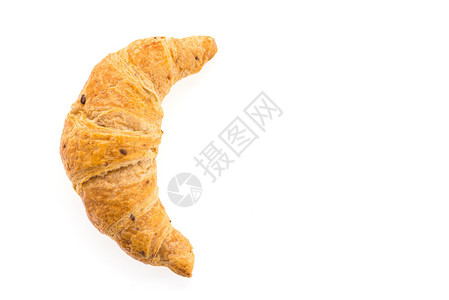 Croissant孤立图片