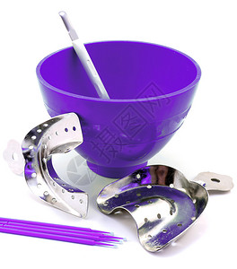 牙科金属印象托盘牙科紫花瓶喷雾器图片