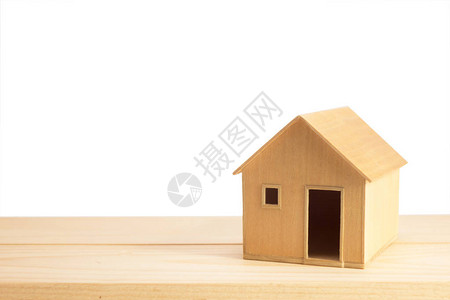 白色玩具木屋模型图片