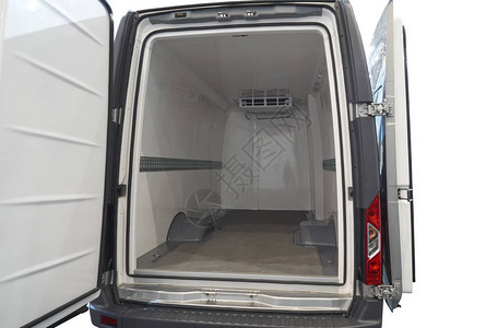 新冰箱面包车的货区白色内侧里面有冷冻装置图片