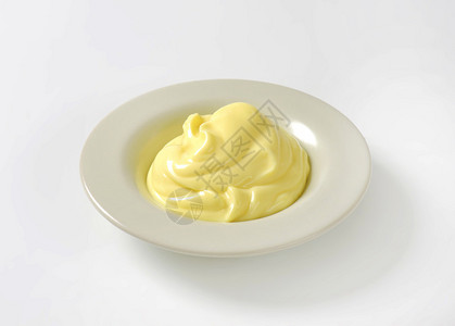 一盘自制蛋黄酱图片