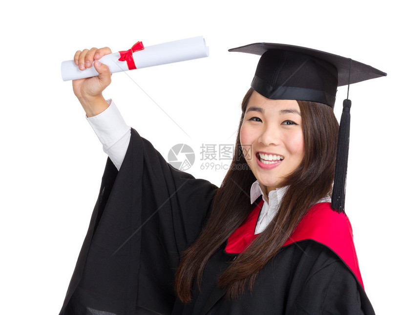 年轻研究生女学生图片