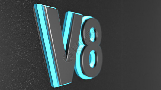 V8标志标签徽章徽章或设图片