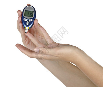 测量血糖水平图片