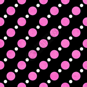粉红白和黑波尔卡圆点布局具有无缝和重图片