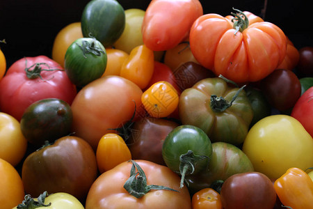 混合健康传统西红柿背景图片