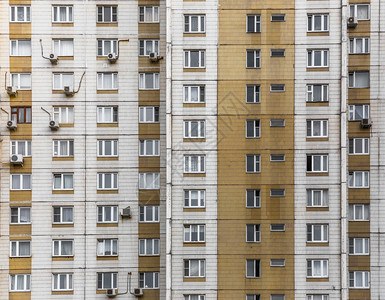 莫斯科郊区一连串高楼公共住宅图片