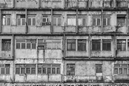 香港市被废弃的住图片