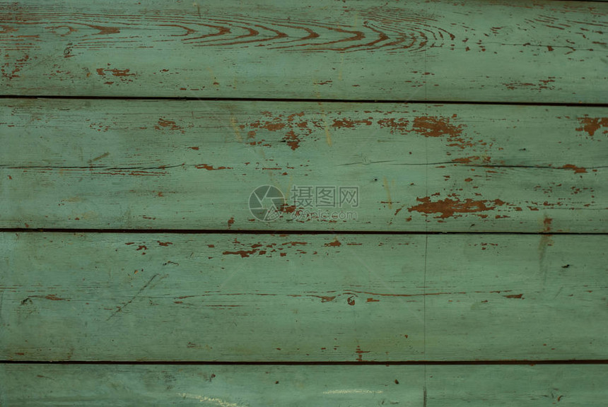 绿色划伤的木板木材纹理图片