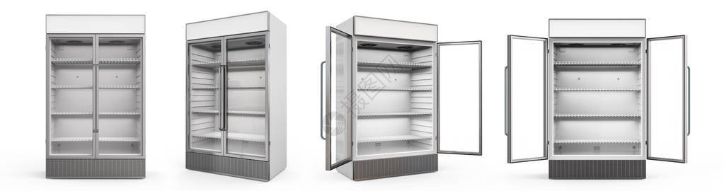 冰箱门3d提供装有玻璃门设计图片
