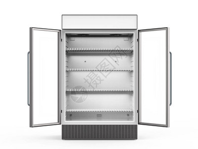 3d提供空冰箱背景图片
