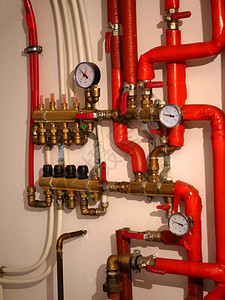 燃气锅炉房供暖系统图片