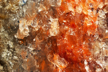 红盐水晶矿物背景图片
